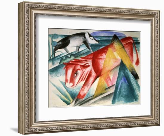 Animals, 1912-1913-Franz Marc-Framed Giclee Print