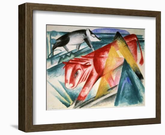 Animals, 1912-1913-Franz Marc-Framed Giclee Print