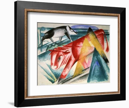 Animals, 1912-1913-Franz Marc-Framed Giclee Print