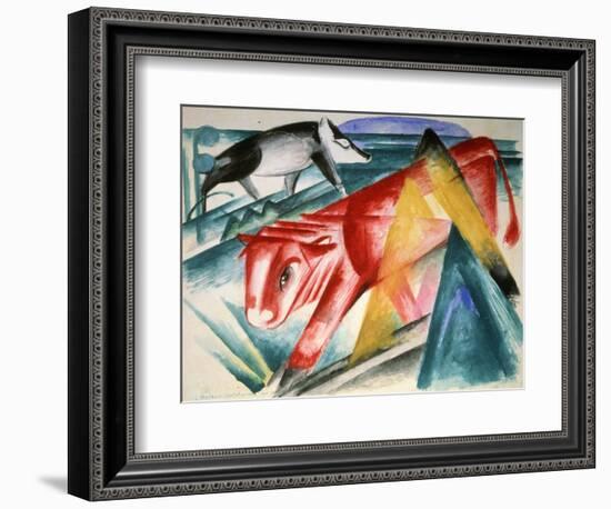 Animals, 1912-1913-Franz Marc-Framed Giclee Print