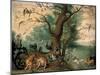 Animals and Birds in the Garden of Eden-Ferdinand van Kessel-Mounted Giclee Print