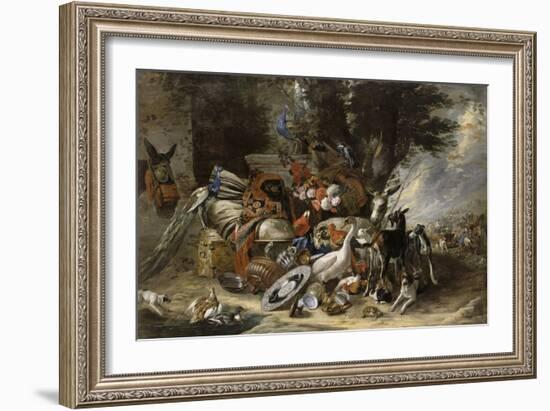 Animals and Utensils Said Jacob Depart for Mesopotamia-Pieter Boel-Framed Giclee Print