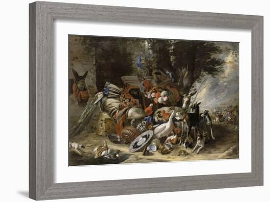 Animals and Utensils Said Jacob Depart for Mesopotamia-Pieter Boel-Framed Giclee Print