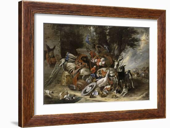 Animals and Utensils Said Jacob Depart for Mesopotamia-Pieter Boel-Framed Giclee Print