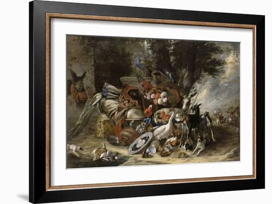 Animals and Utensils Said Jacob Depart for Mesopotamia-Pieter Boel-Framed Giclee Print