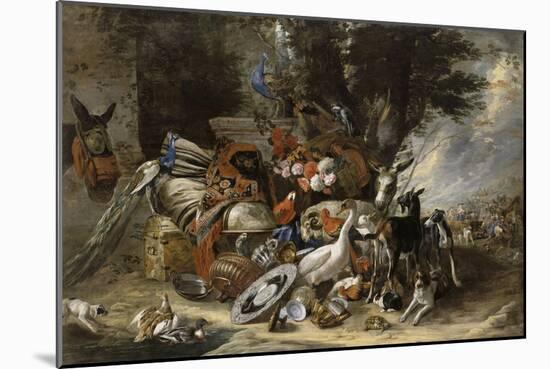 Animals and Utensils Said Jacob Depart for Mesopotamia-Pieter Boel-Mounted Giclee Print