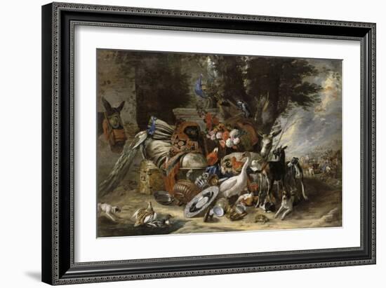 Animals and Utensils Said Jacob Depart for Mesopotamia-Pieter Boel-Framed Giclee Print