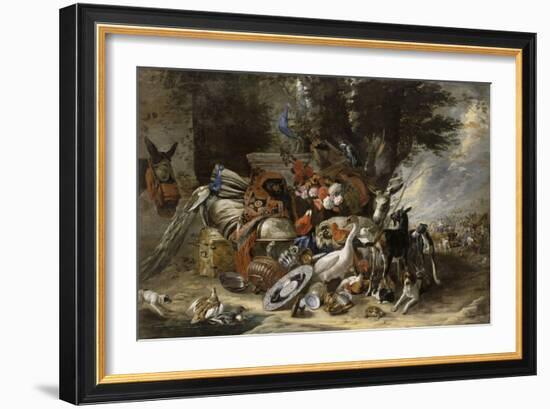 Animals and Utensils Said Jacob Depart for Mesopotamia-Pieter Boel-Framed Giclee Print