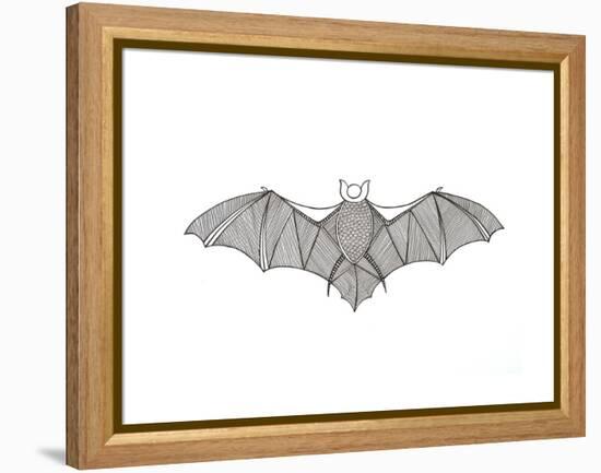 Animals Bat-Neeti Goswami-Framed Stretched Canvas