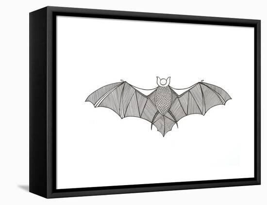 Animals Bat-Neeti Goswami-Framed Stretched Canvas