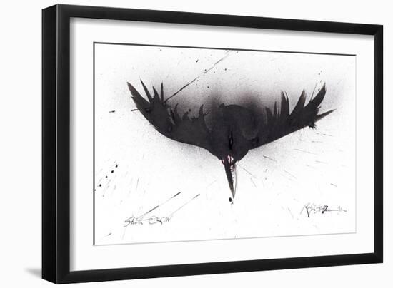 Animals (birds) 26, 1997 (drawing)-Ralph Steadman-Framed Giclee Print