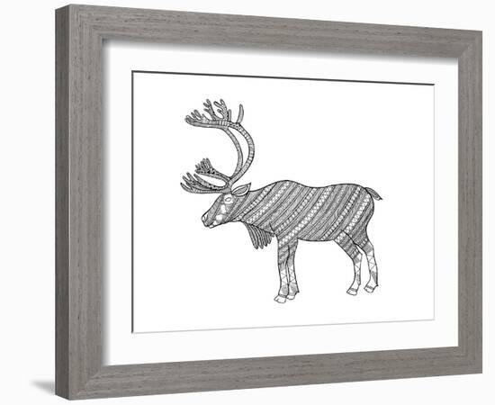 Animals Caribou-Neeti Goswami-Framed Art Print