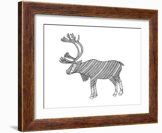 Animals Caribou-Neeti Goswami-Framed Art Print