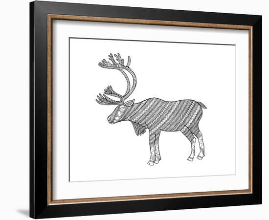 Animals Caribou-Neeti Goswami-Framed Art Print