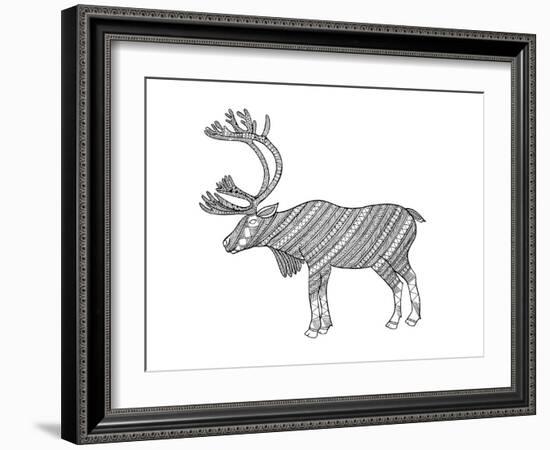 Animals Caribou-Neeti Goswami-Framed Art Print