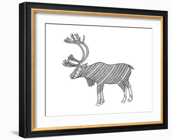 Animals Caribou-Neeti Goswami-Framed Art Print