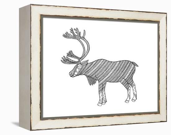 Animals Caribou-Neeti Goswami-Framed Stretched Canvas