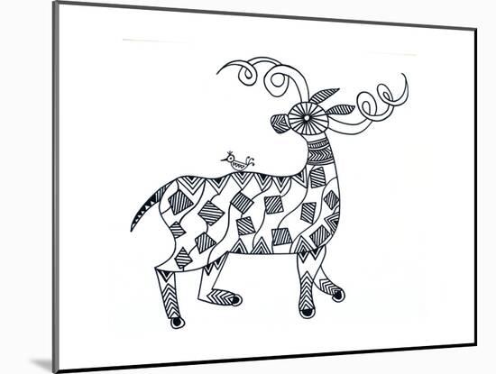 Animals Deer-Neeti Goswami-Mounted Art Print