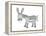 Animals Donkey-Neeti Goswami-Framed Stretched Canvas