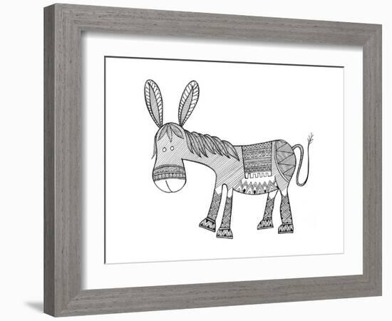 Animals Donkey-Neeti Goswami-Framed Art Print