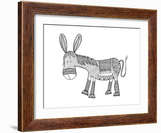 Animals Donkey-Neeti Goswami-Framed Art Print