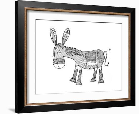 Animals Donkey-Neeti Goswami-Framed Art Print