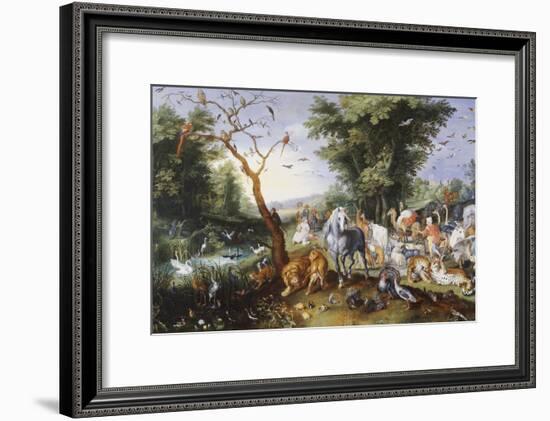 Animals Entering Noah's Ark-Jan Brueghel the Elder-Framed Giclee Print