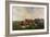 Animals Grazing in a Meadow-Hendrikus van de Sende Baachyssun-Framed Giclee Print