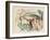 Animals in a Landscape (Three Cows and a Horse), 1913-Franz Marc-Framed Giclee Print