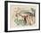 Animals in a Landscape (Three Cows and a Horse), 1913-Franz Marc-Framed Giclee Print