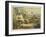 Animals (Including Homo Sapiens) at the Time of the Flood-Ferdinand Von Hochstetter-Framed Art Print