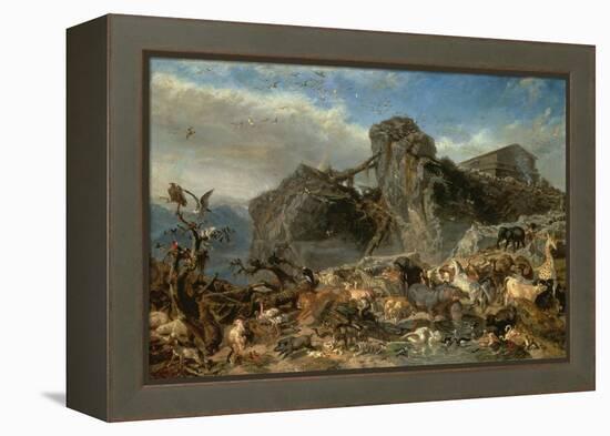 Animals Leaving the Ark, Mount Ararat-Filippo Palizzi-Framed Premier Image Canvas