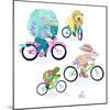 Animals On Bikes-Kerstin Stock-Mounted Art Print