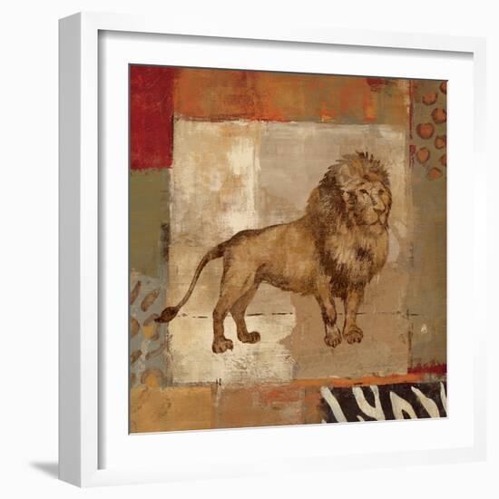 Animals on Safari I-Silvia Vassileva-Framed Art Print