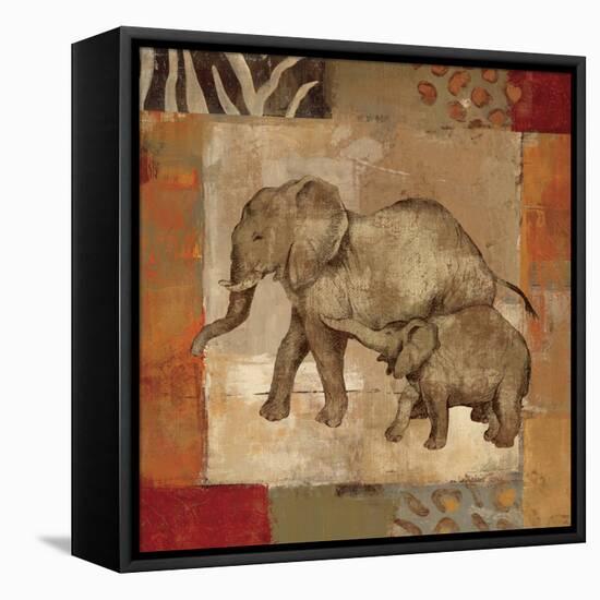Animals on Safari III-Silvia Vassileva-Framed Stretched Canvas