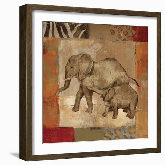 Animals on Safari III-Silvia Vassileva-Framed Art Print