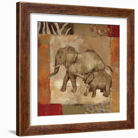 Animals on Safari III-Silvia Vassileva-Framed Art Print