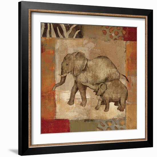 Animals on Safari III-Silvia Vassileva-Framed Art Print