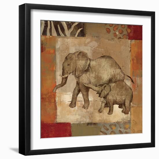 Animals on Safari III-Silvia Vassileva-Framed Art Print