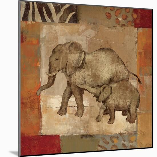 Animals on Safari III-Silvia Vassileva-Mounted Art Print