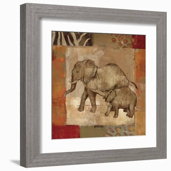 Animals on Safari III-Silvia Vassileva-Framed Art Print