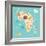 Animals World Map Africa-coffeee_in-Framed Art Print