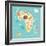 Animals World Map Africa-coffeee_in-Framed Art Print