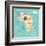 Animals World Map Africa-coffeee_in-Framed Art Print