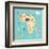 Animals World Map Africa-coffeee_in-Framed Art Print