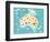 Animals World Map Australia. Vector Illustration-coffeee_in-Framed Art Print