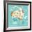 Animals World Map Australia-coffeee_in-Framed Art Print