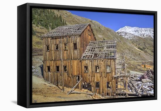 Animas Forks Mine Ruins, Animas Forks, Colorado, United States of America, North America-Richard Maschmeyer-Framed Premier Image Canvas