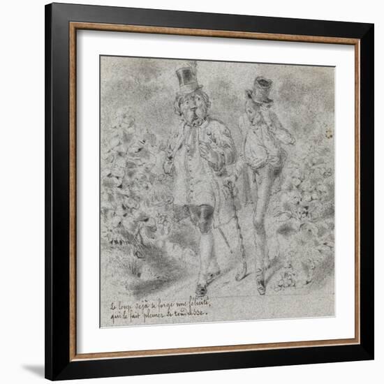 Animaux illustrés-null-Framed Giclee Print