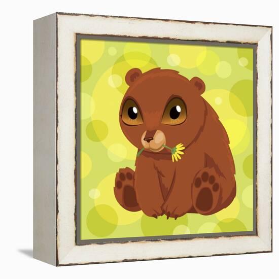 Anime Bear Cub-Harry Briggs-Framed Premier Image Canvas